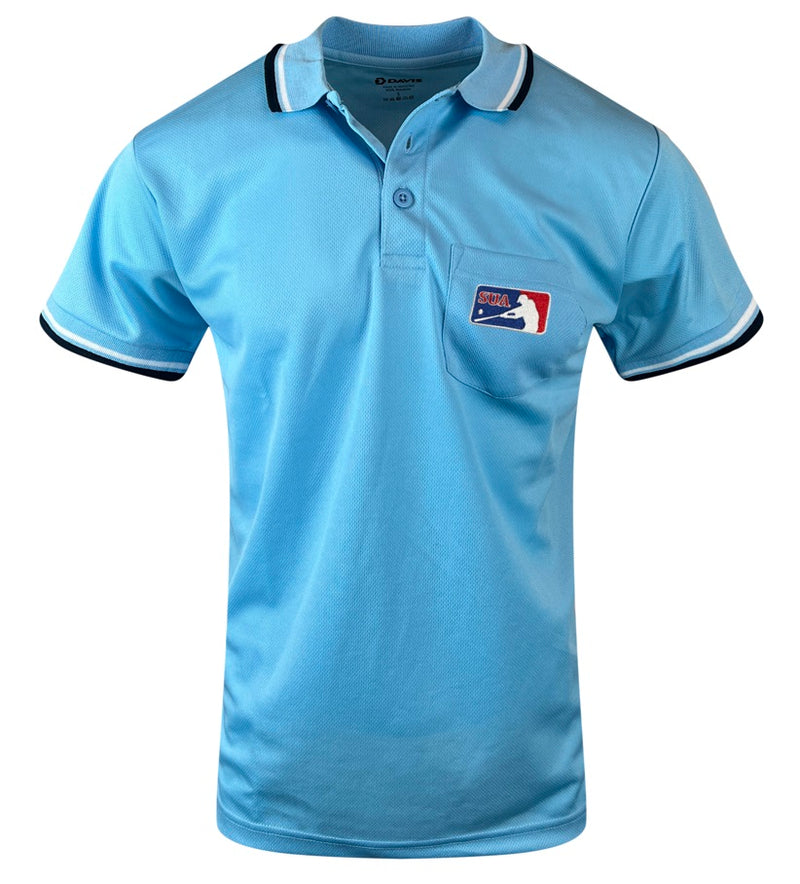 Davis Performance Essentials Umpire Shirt (SUA) - Powder Blue