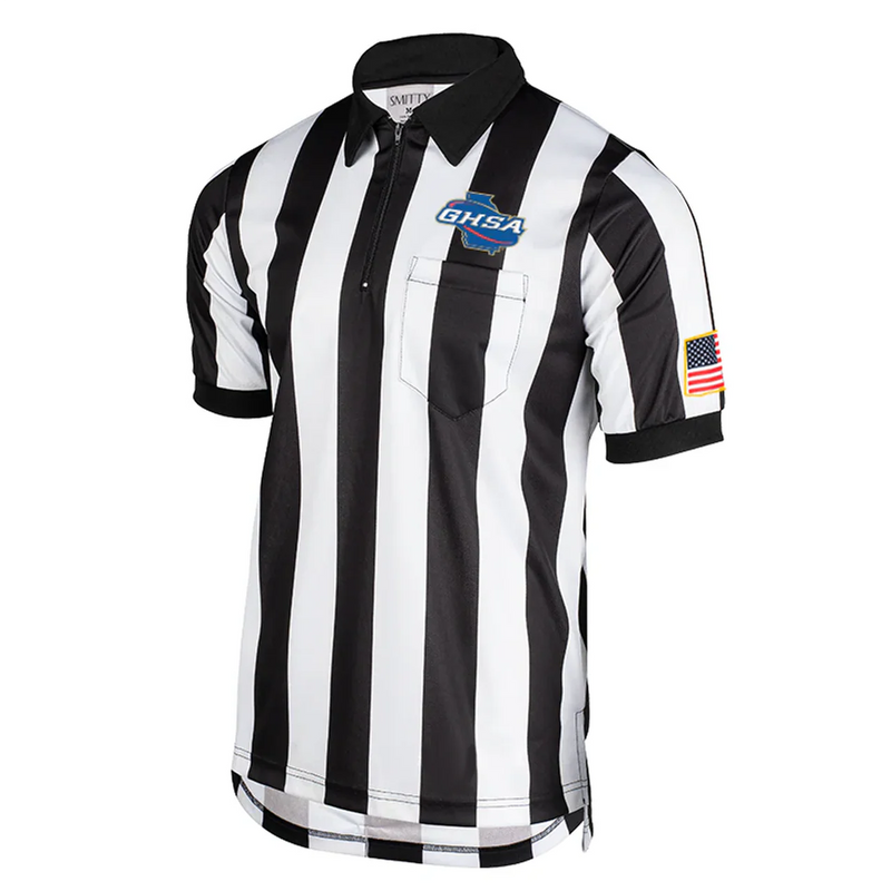 Georgia GHSA Body Flex Football Referee Shirt USA120GA 607 Gerry georgia-ghsa-body-flex-football-referee-shirt-usa120ga-607-gerry