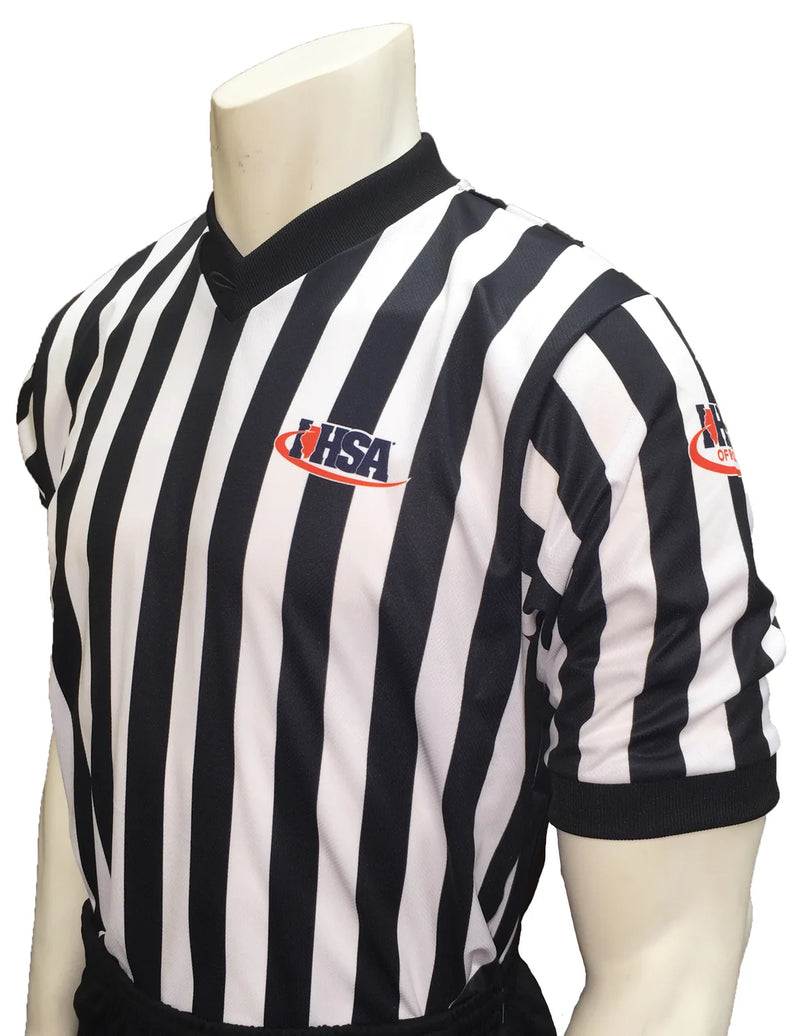 Smitty 1" Body Flex Basketball Referee Shirt (IHSA)