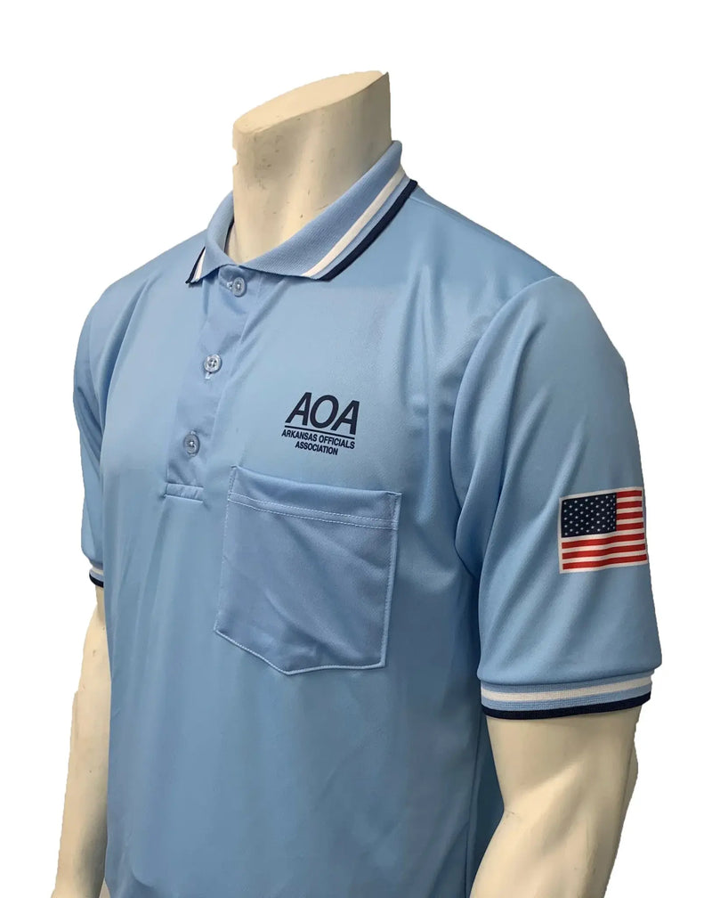 Smitty Powder Blue Umpire Shirt (AOA)