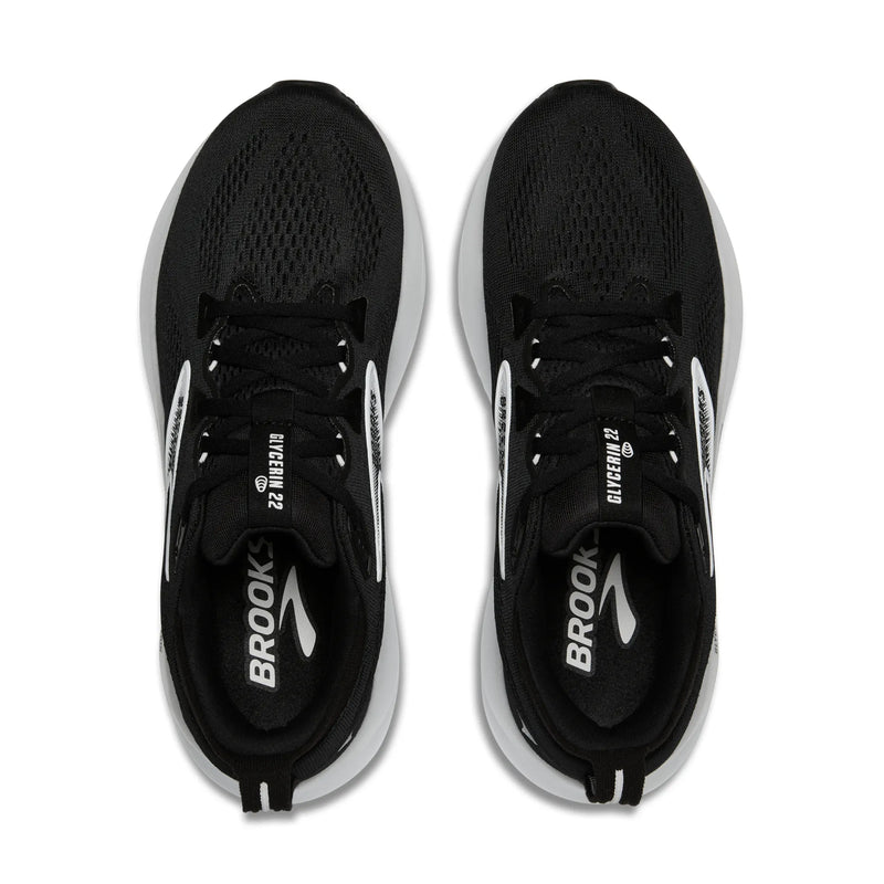 Brooks Glycerin 22 Black/White Field Shoe