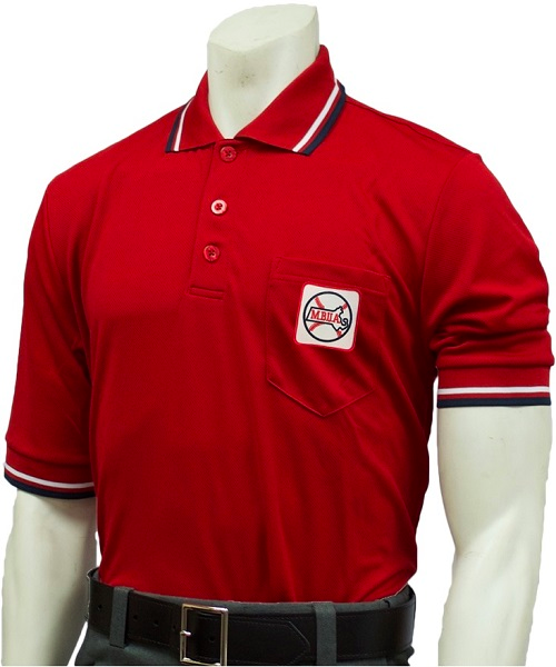 Smitty Body Flex Red Umpire Shirt (MBUA)
