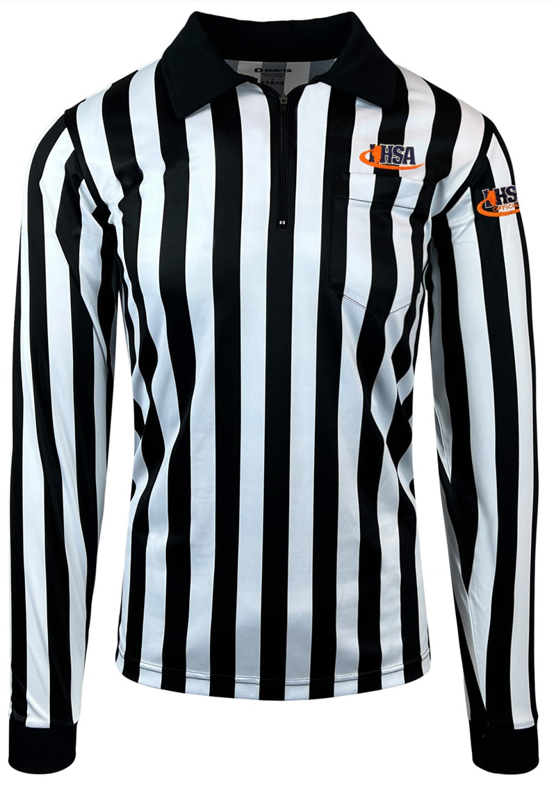 Davis Performance Essentials 1" Stripe Football Long Sleeve Shirt (IHSA)
