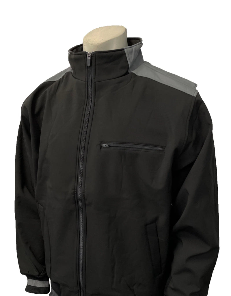 Smitty MLB Thermal Umpire Jacket - Black w/ Charcoal Grey