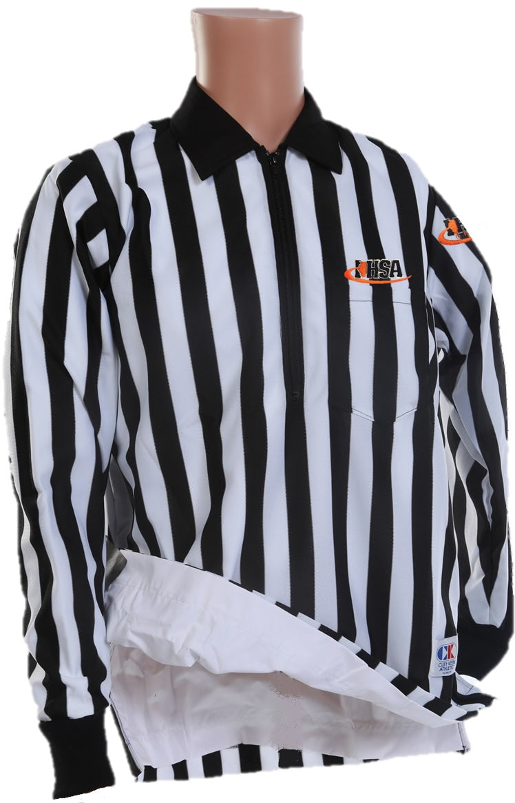 Cliff Keen 1" Stripe Weather Slayer Referee Shirt (IHSA)
