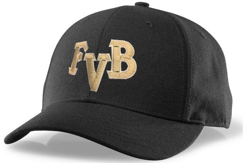 Richardson Black 6-Stitch Base Umpire Hat (FVB)