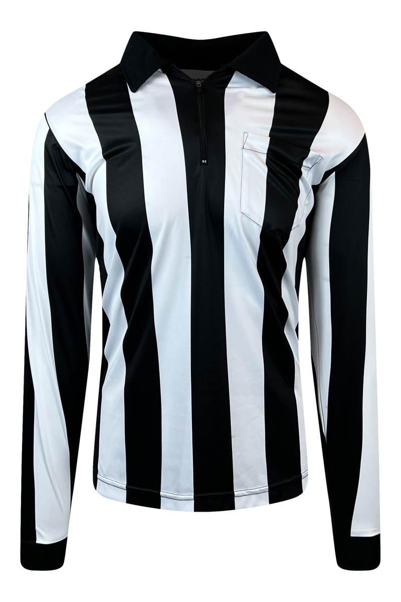 Davis 2 1/4" Stripe Performance Essentials Football Referee LS Shirt