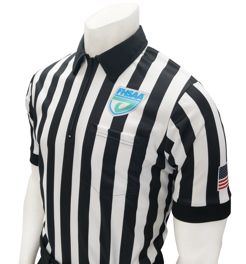FHSAA 1" Stripe Football & Lacrosse Referee Shirt