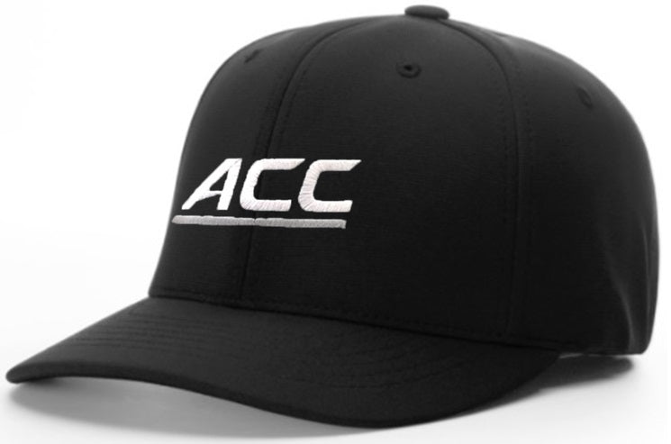 Richardson Black Long Bill Base Umpire Hat (ACC)