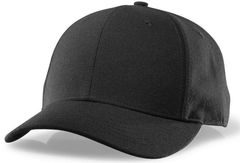 Richardson Black 6-Stitch Base Umpire Hat