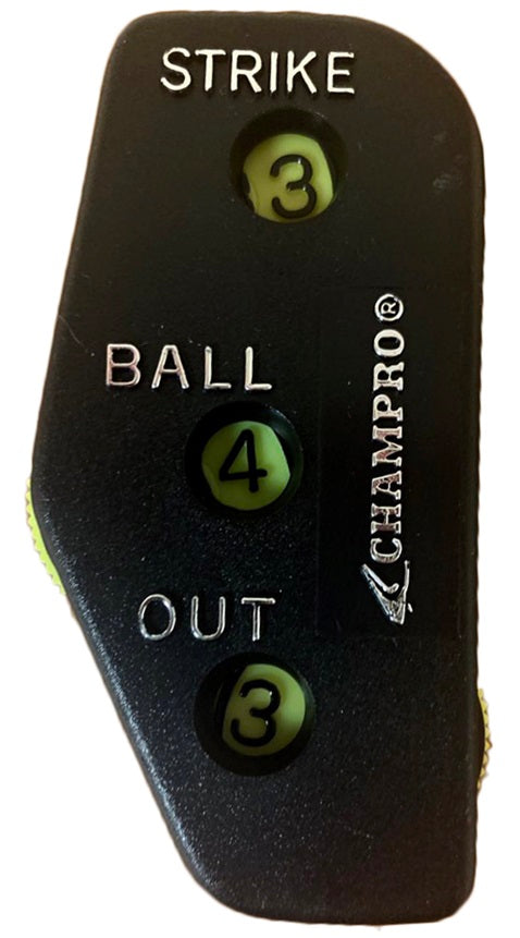 Champro Optic Yellow 3-Wheel Umpire Indicator