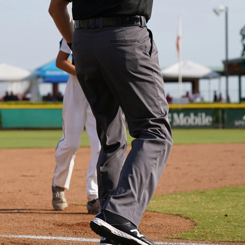 Davis Charcoal Expandable Waistband Base Umpire Pants