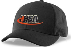 Illinois (IHSA) Richardson Black 6-Stitch Base Umpire Hat