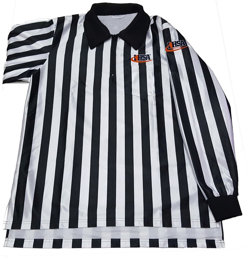 Smitty Hybrid Water Resistant 1" Stripe Referee Shirt (IHSA)