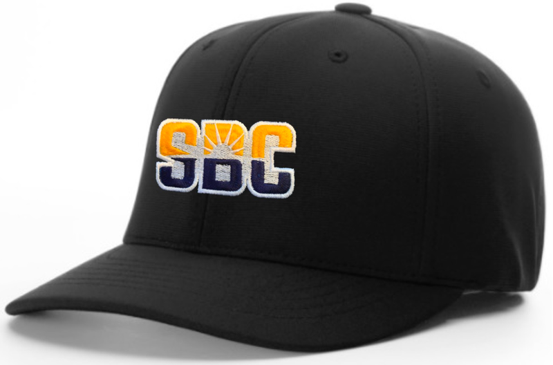 Richardson Black 8-Stitch Base Umpire Hat (SBC)