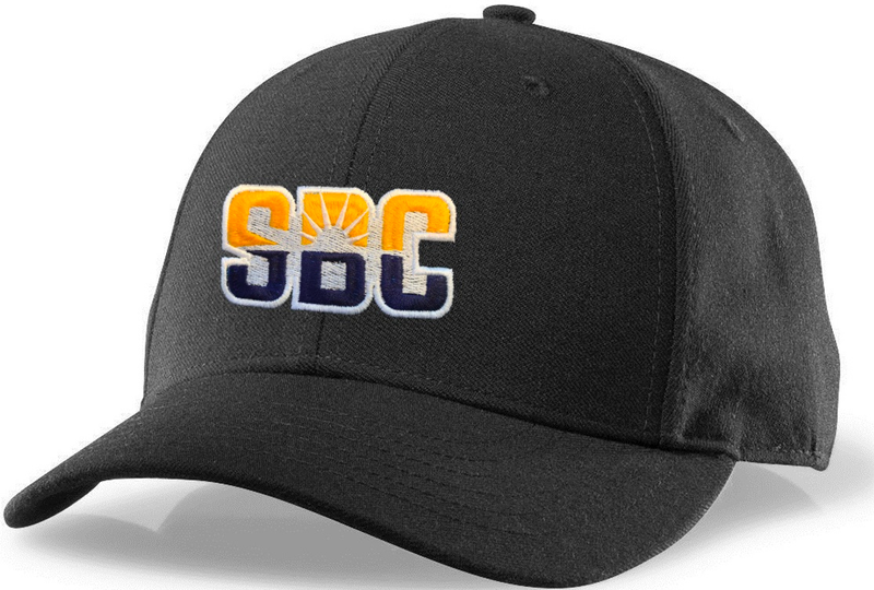 Richardson Black 6-Stitch Base Umpire Hat (SBC)