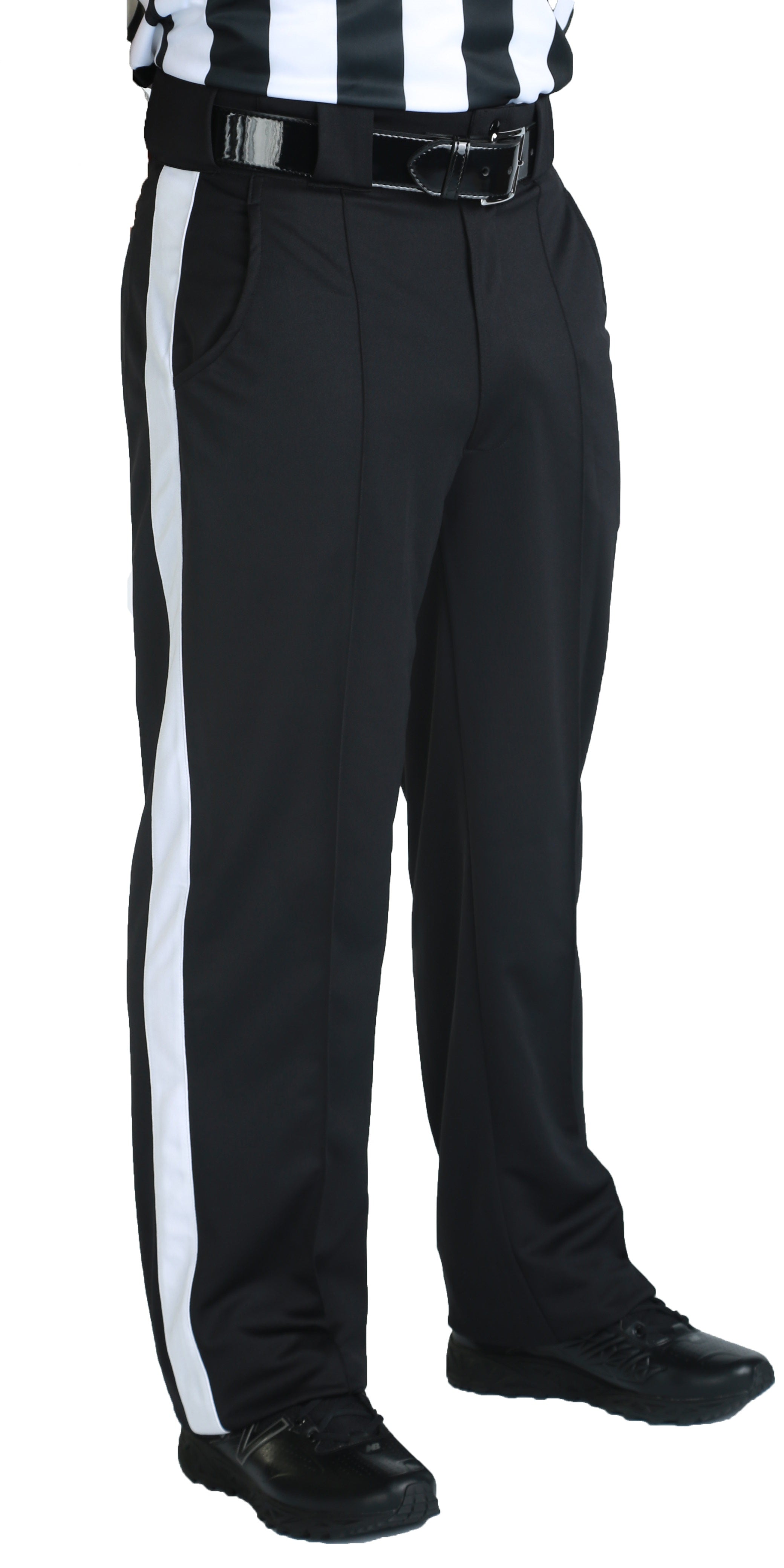 Amazoncom Smitty  FBS185  Warm Weather Football Referee Pants  New  Tapered Fit  1 14 White Stripe  Officials Choice 28  Sports   Outdoors