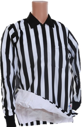 Cliff Keen 1" Stripe Weather Slayer Referee LS Shirt/Jacket